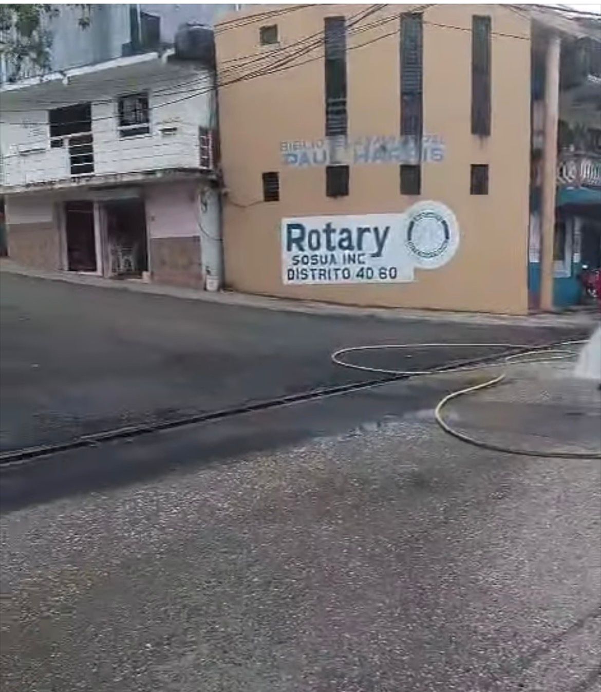 Bomberos de Sosúa en acción.